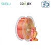 SUNLU 3D Printer Filament Silk PLA+ Two Color Tri Color Neat Winding - Two Color